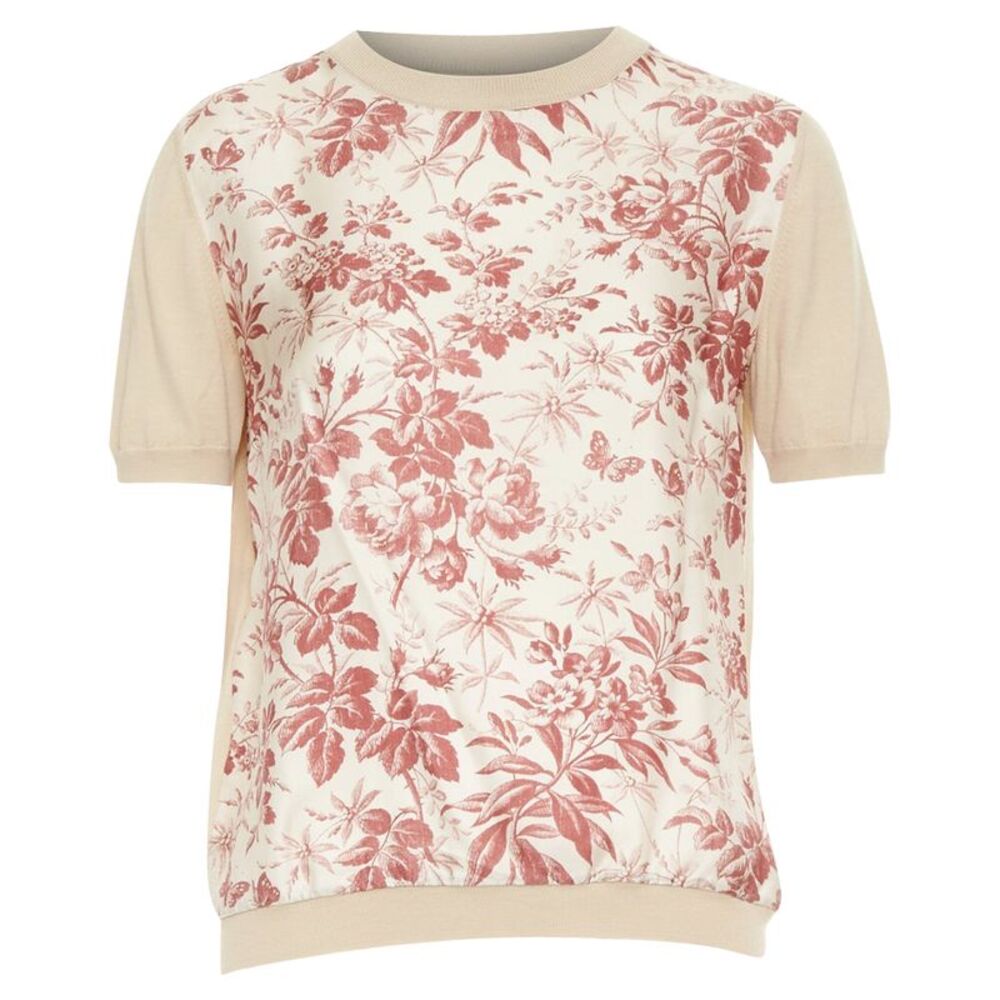 Gucci Bloom Floral Butterfly Wool Sweater